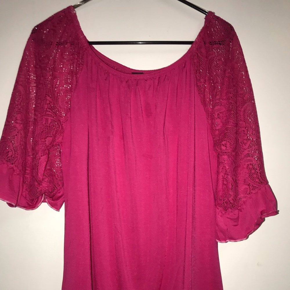 Hair pink women’s blouse